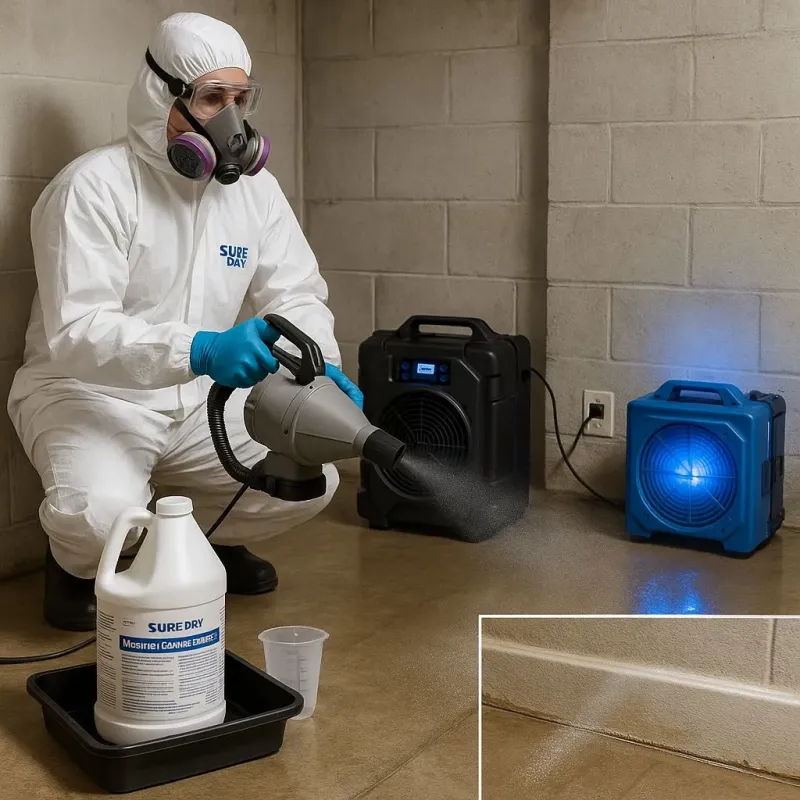 Sanitization and Odor Removal process in Oak Creek, WI
